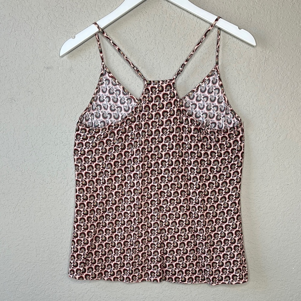 CAbi Pink and Brown Printed Camisole - Picture 5 of 13